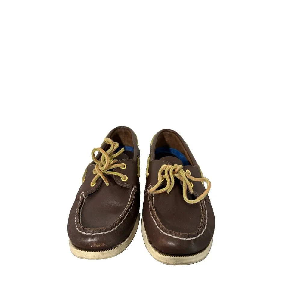 Sperry Women's Authentic Original Boat Shoes – Brown Leather – Size 8.5